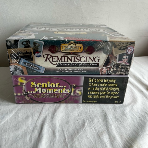 Lot of 2 New TDC Board Games Senior Moments & Reminiscing - Picture 5 of 7